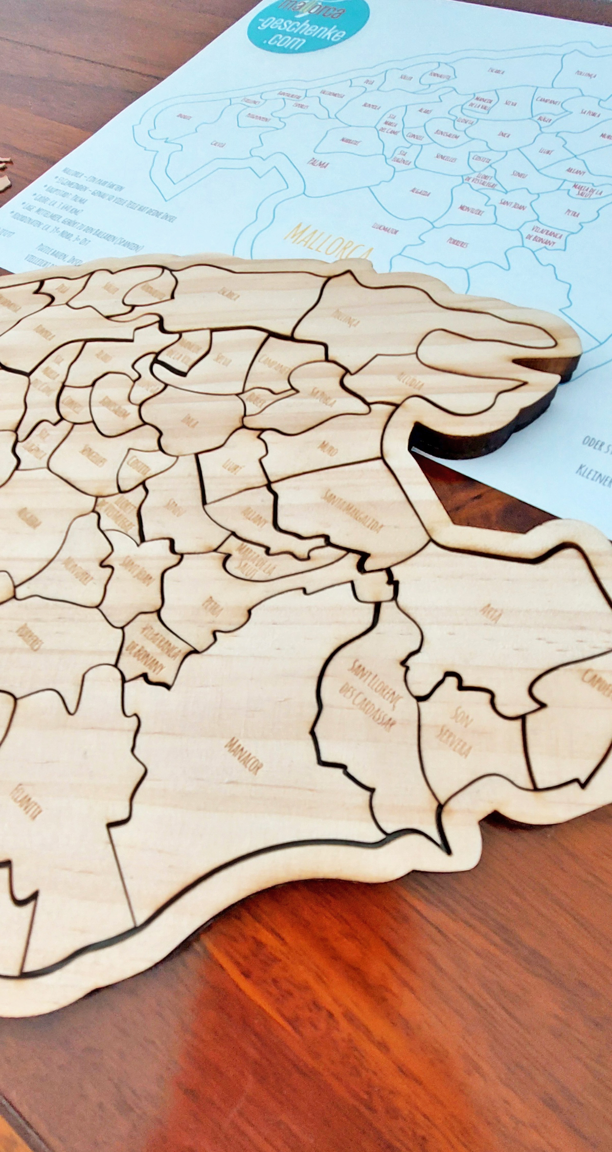 Ansicht 4 von Mallorca Holzpuzzle – die Insel Stück für Stück entdecken
