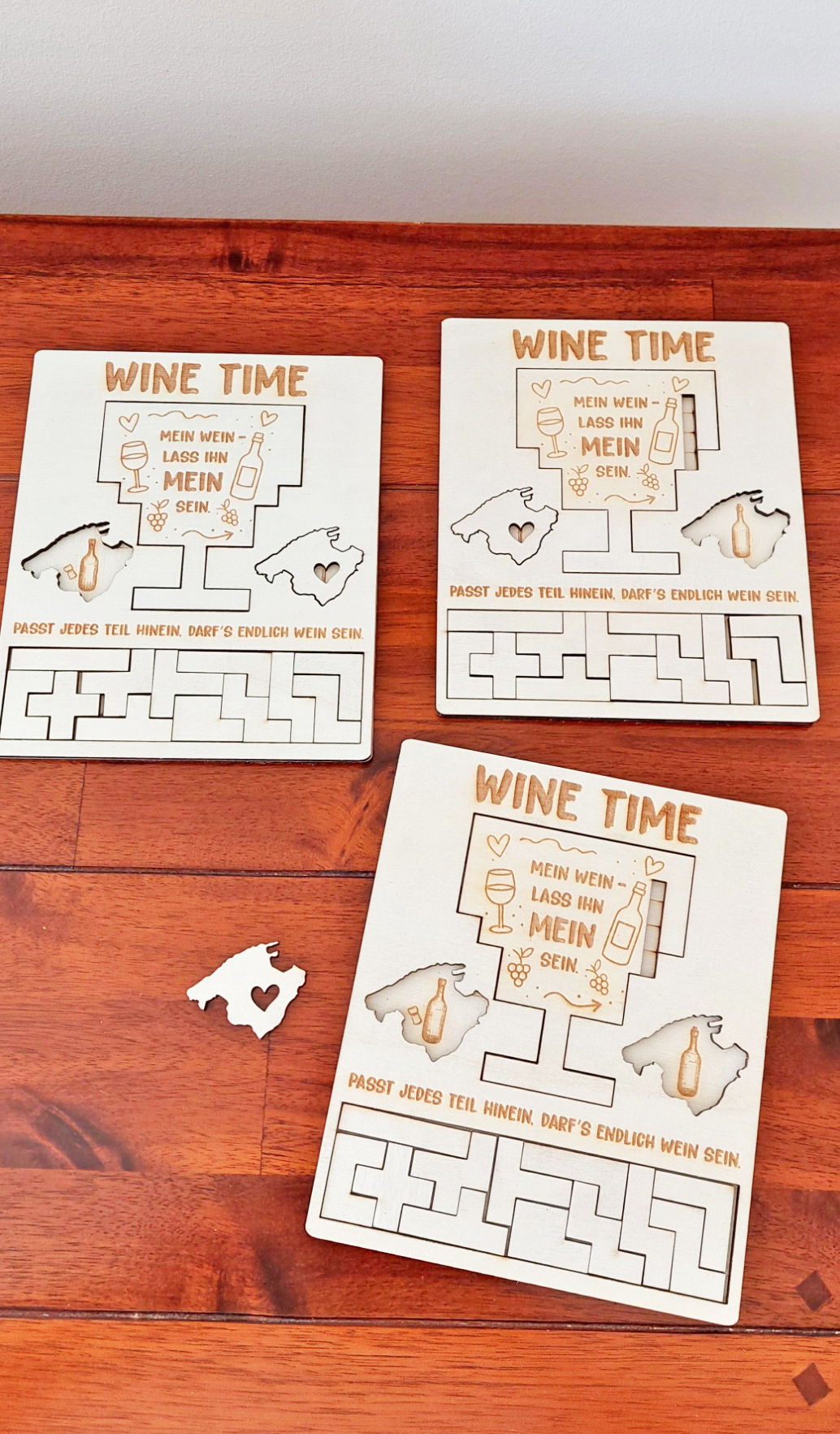Ansicht 6 von Brettspiel / Puzzle „WINE TIME“