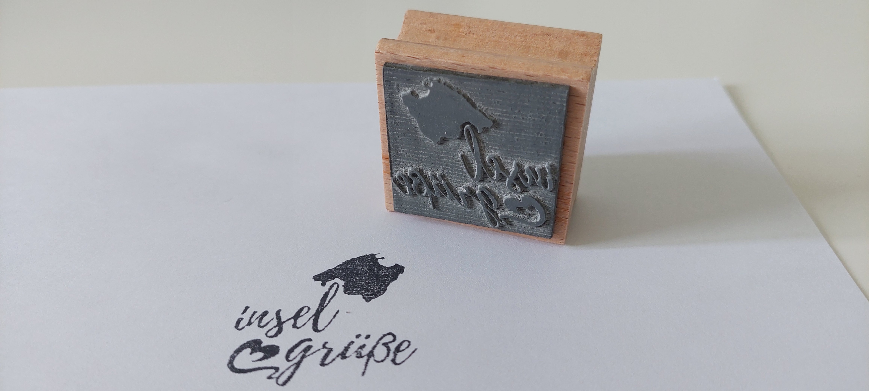 Ansicht 4 von Mallorca Stempel „Inselgrüße“ oder individuell gelasert