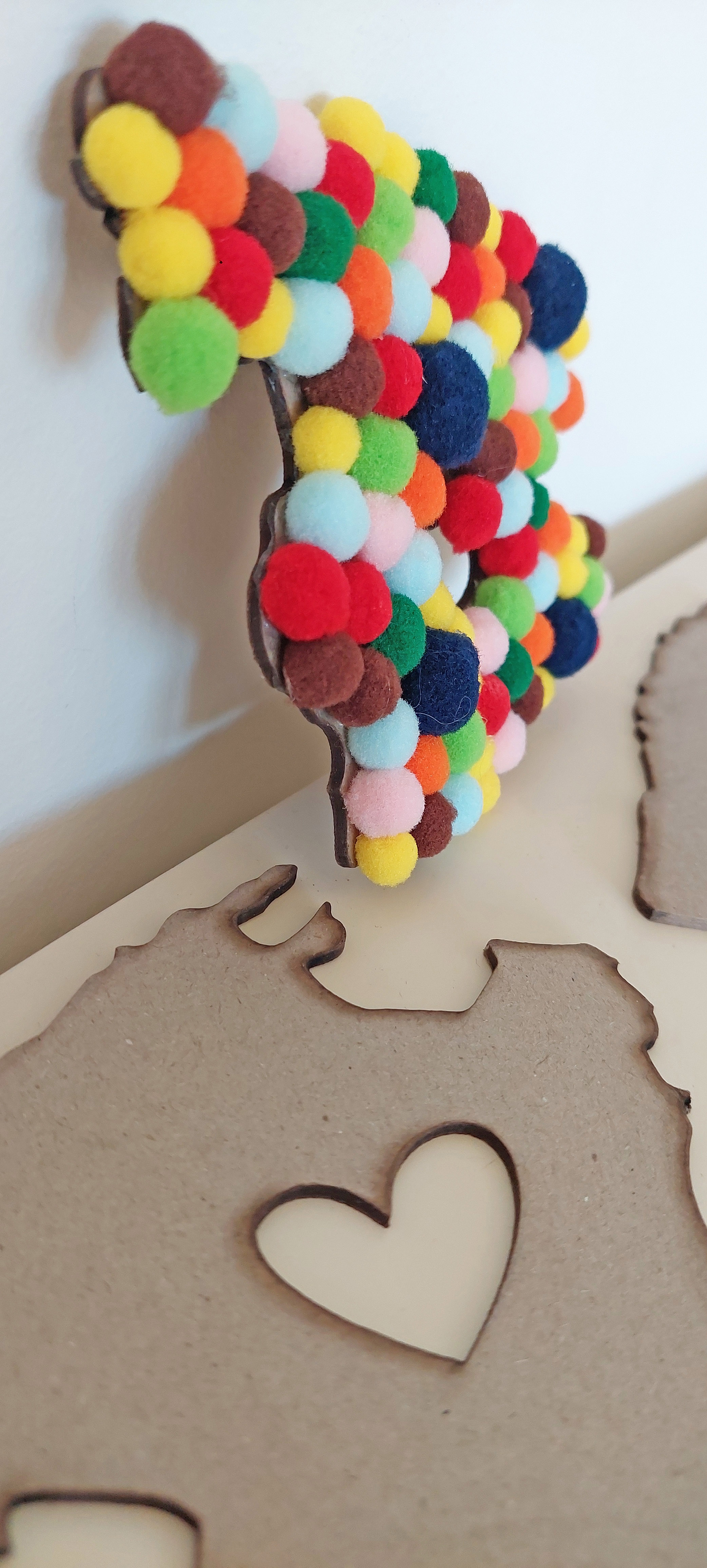 Ansicht 2 von Mallorca Pom-Pom Bastelset mit Herz – DIY Kreativset