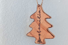 Weihnachtsdeko Baumschmuck Familia- personalisiert