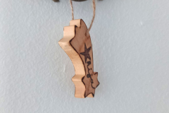 Weihnachtsdeko Baumschmuck Weihnachtsmann - personalisiert