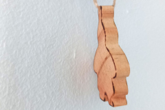 Weihnachtsdeko Baumschmuck Weihnachtsmann - personalisiert