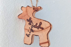 Weihnachtsdeko Baumschmuck Weihnachtsmann - personalisiert