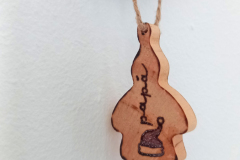 Weihnachtsdeko Baumschmuck Weihnachtsmann - personalisiert