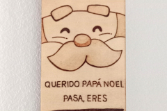 Türschild "Papá Noel"