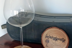 Untersetzer Weinglas (w)einzigartig