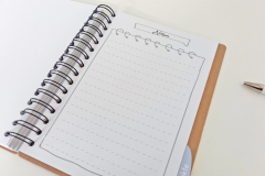 Notizbuch NOTIZEN Seite