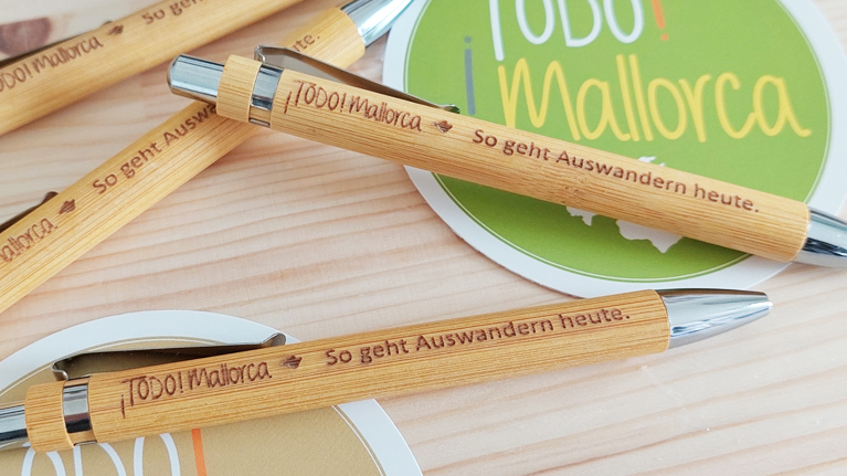 Bambus Kugelschreiber personalisiert