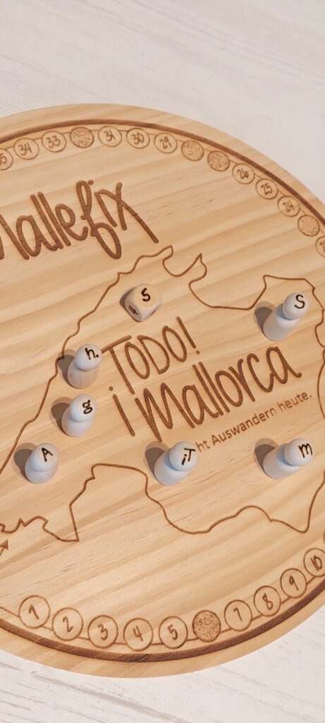 Brettspiel Würfelspiel MALLEFIX Mallorca