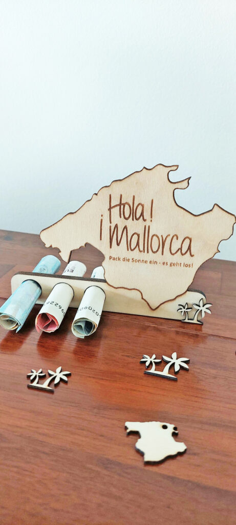 Gutschein Geldgeschenk Mallorca Malle