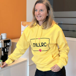 AWDis "MLLRC" DAS Original rosa Insel + Herz (einseitig) Unisex Hoodie