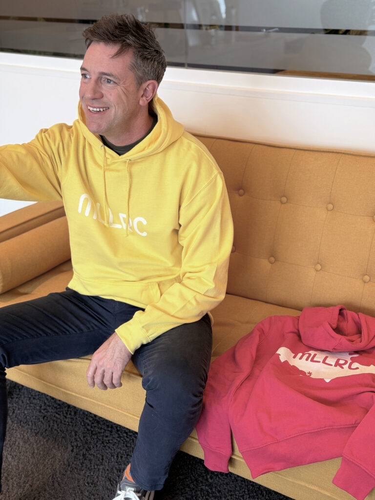 "MLLRC" DAS Original AWDis Unisex Hoodie Mallorca / gelb - GRÖßE L